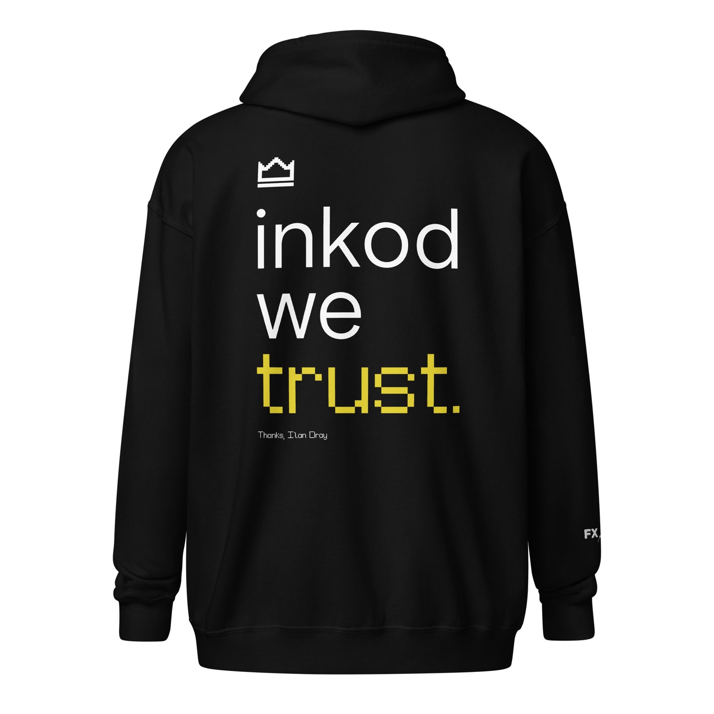 INKOD WE TRUST / LMT EDITION Heavy Blend Zip Hoodie by DeDJs